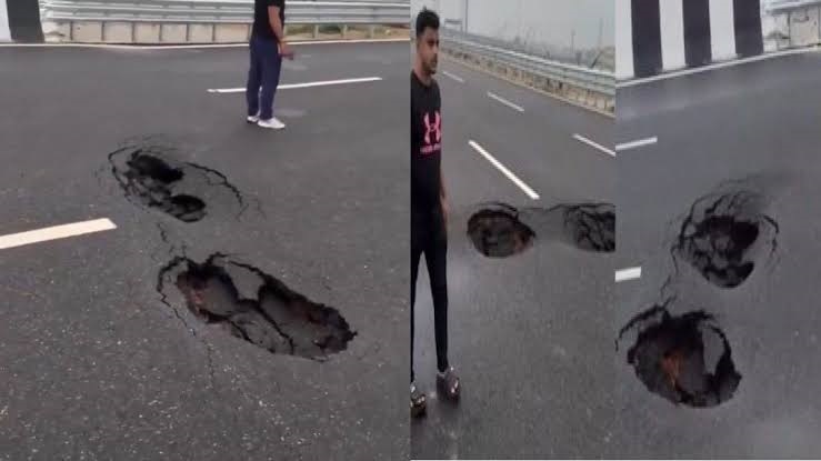 DelhiDehradunExpressway : उद्घाटन के 2 महीने बाद ही खुली पोल: दिल्ली-देहरादून एक्सप्रेसवे पर गड्ढों का वीडियो वायरल DelhiDehradunExpressway