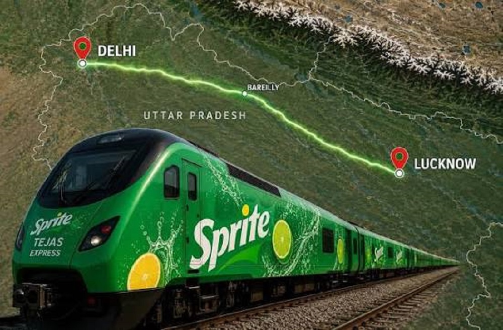 SpriteTejasExpress : देश में पहली बार दौड़ी स्प्राइट कोल्ड्रिंक ट्रेन SpriteTejasExpress