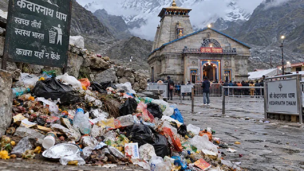 KedarnathNews : केदारनाथ में 5 महीने में निकला 50.30 मीट्रिक टन कचरा KedarnathNews